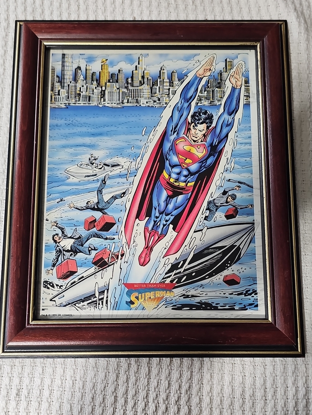 DC Comics Superman Poster - Blue, Red & Yellow